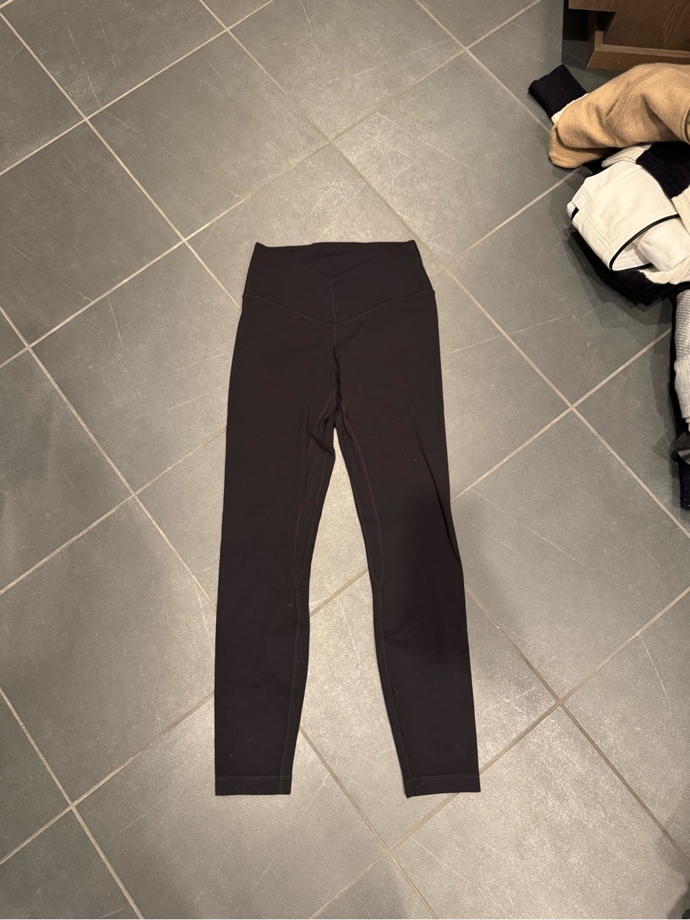 lululemon athletica Black V Waist Performance Leggings